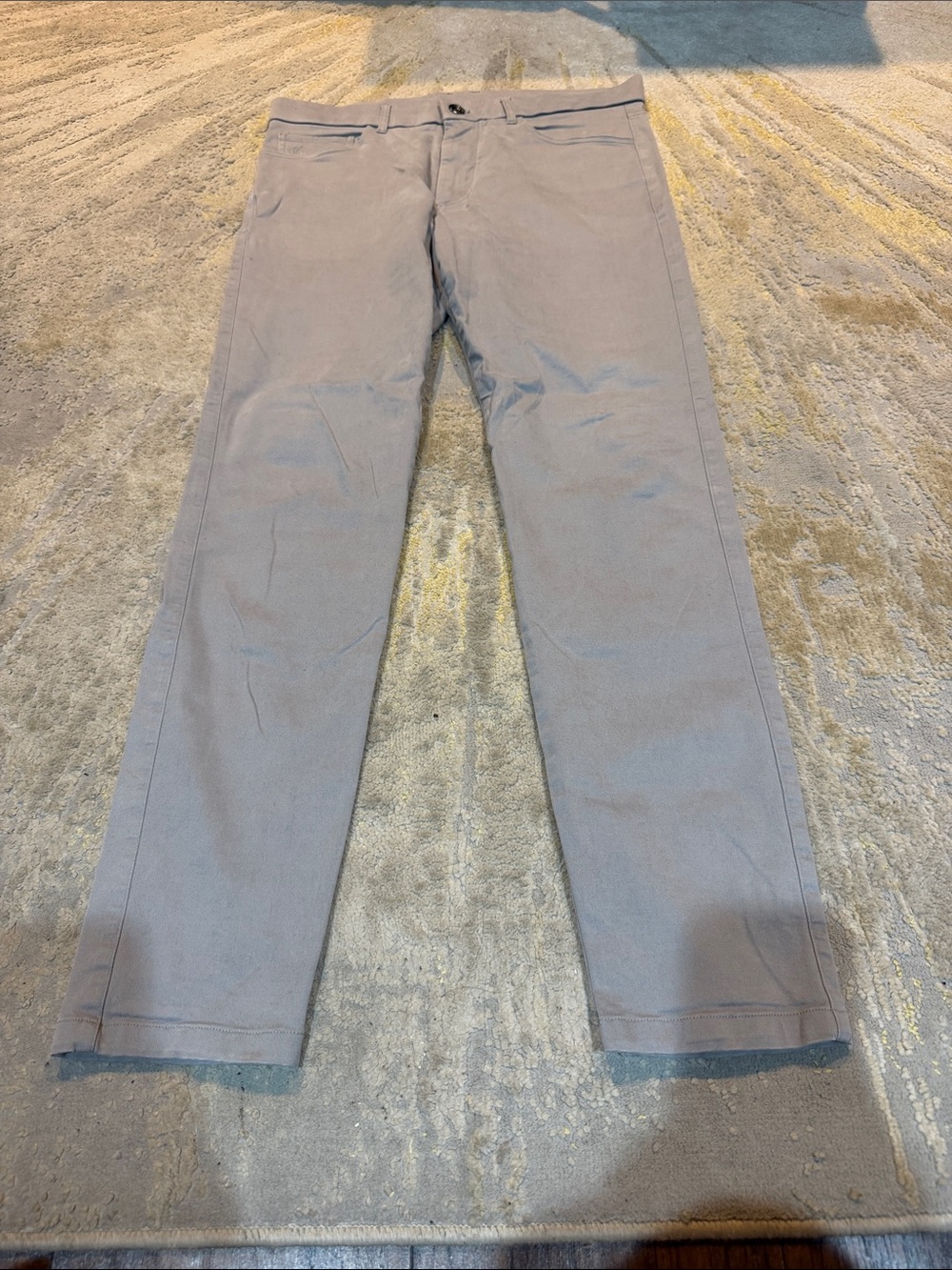 Greyson Light Gray Chino 5 pocket Pants size 32/32 in GUC